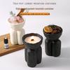 Cement Flower Goblet Flameless Diffuser & Candle Holder