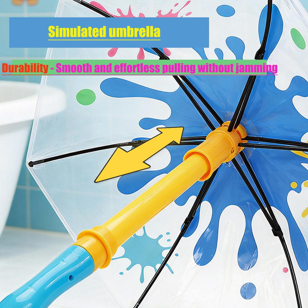 Umbrella-Shaped Sprinkler Toy For Kids, Pull-Type Blaster With Umbrella, Summer Outdoor Play Toy