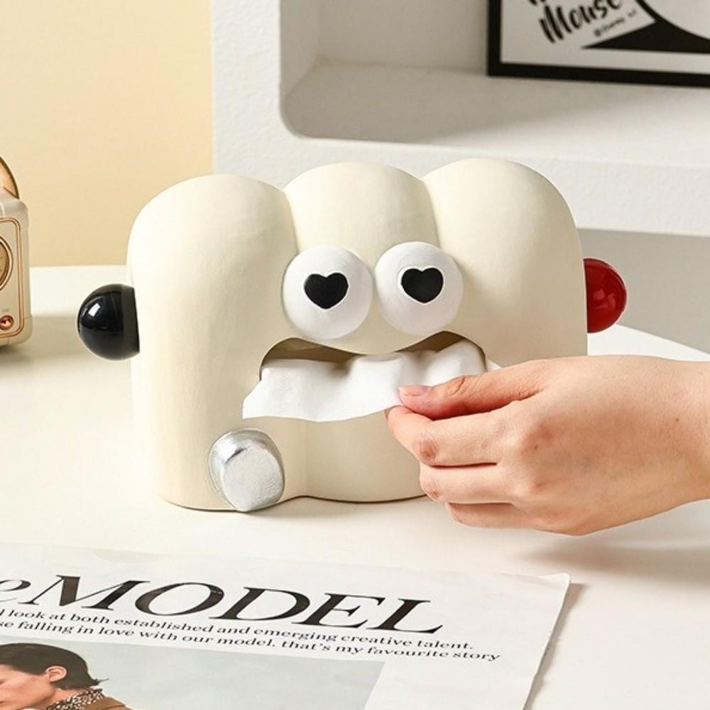 Cartoon Napkin Holder Ceramics Toilet Paper Box Cute Paper Container  Bedroom