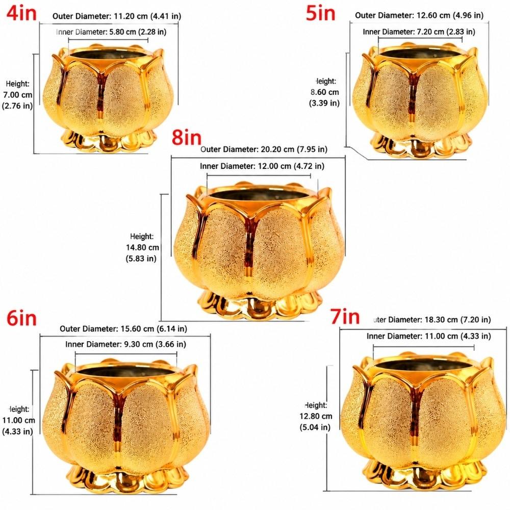Ceramic Lotus Incense Burner Traditional Incense Bowl Chinese-Style Incense Censer Meditation