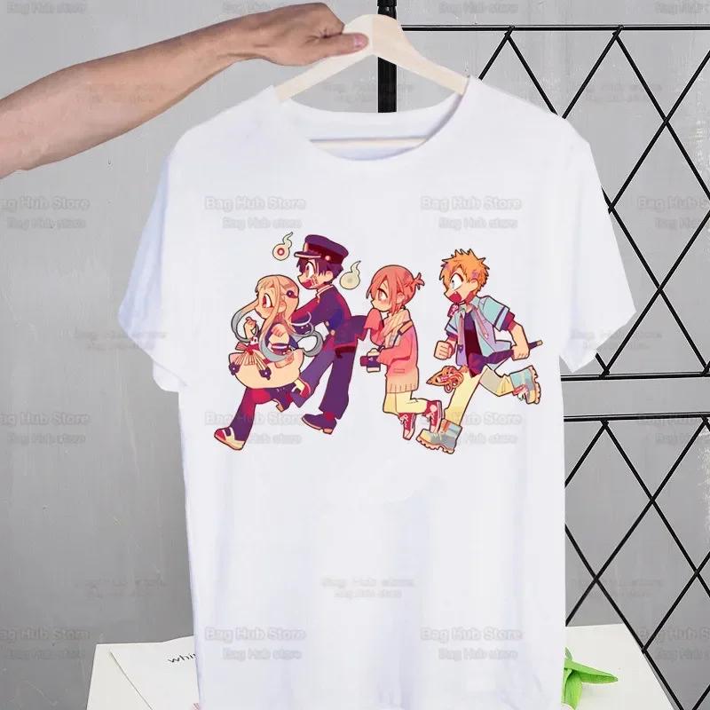 Anime Toilet Bound Hanako Kun Comics Woman Print Harajuku Summer Tshirts Casual Round Neck Short Slee Top Tee Shirt,Drop Ship