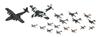 Pit Road 1/700 Skywave Series World War II German Air Force Aircraft Set 4 Plastic Model Kit S61