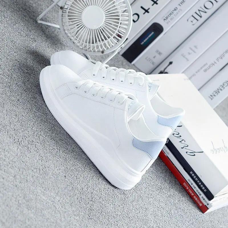 Móda Jarní Podzim Dámská Obuv Korejská Pohodlná a Elegantní Nabídky Trendy 2024 Dámské Bílé Boty Ve Výprodeji Móda Levně 39 AH