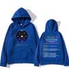 Band Cold-play Music of The Spheres World Tour 2025 Hettegensere Langermet Herre/Dame Sweatshirts Trykk Hettegenser