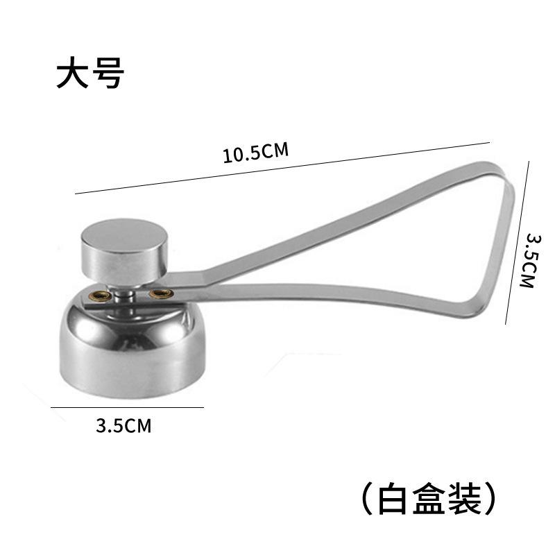 Kreativní nůžky na vejce Kovový kráječ na vařená vejce 304 Nerezová ocel Otvírák na vaječné skořápky Kuchyňské pomůcky Příslušenství