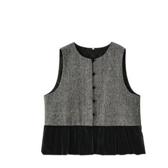 

Do Not Shoot Vest & Lace Shirt Set (SC0525423812 + SF0625433842) 4XL чорний