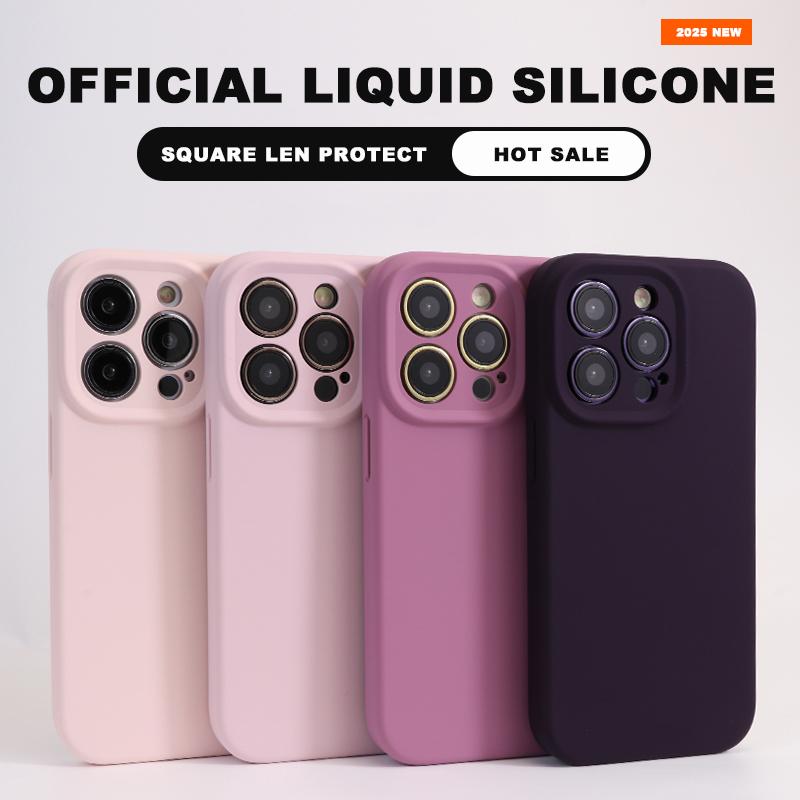 Phone Case For iPhone 16E 16 15 14 Plus 12 13 16 Pro Max Magsafe Liquid Silicone Official Magnetic Charging Protector Soft Cover