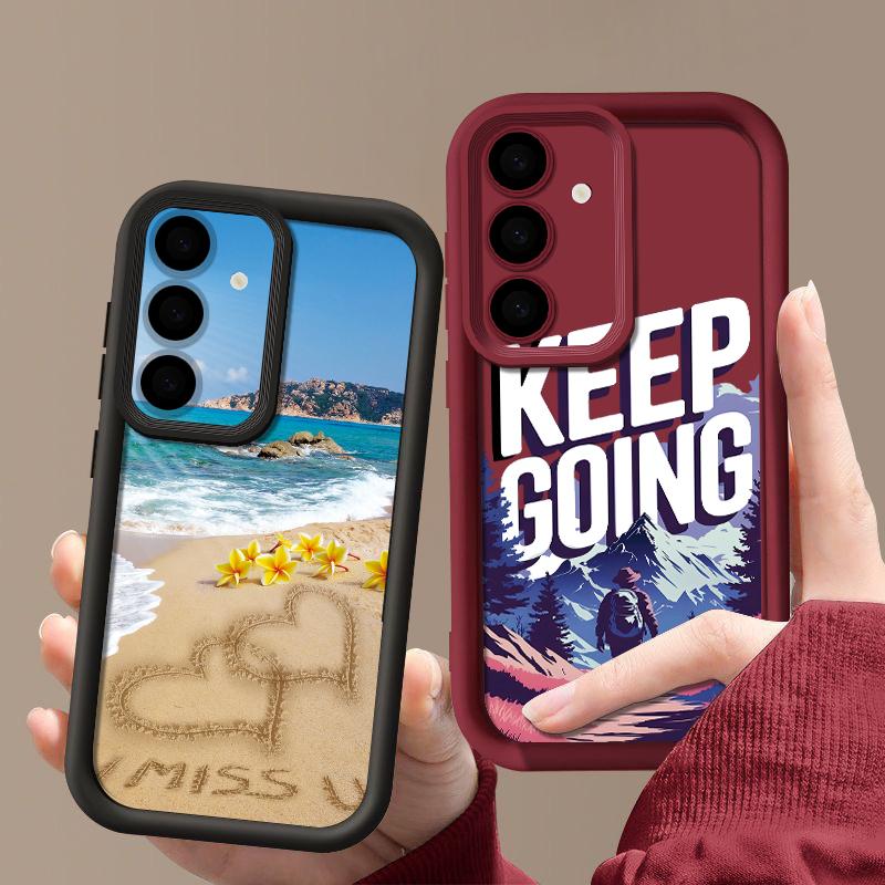 Romantic Scenery Print Case For Samsung A57 A37 A27 A17 S26 Ultra S25 FE A56 A36 A26 A16 A55 A35 A25 A15 A54 5G S21 S22 S23 S24 Plus Shockproof Cover