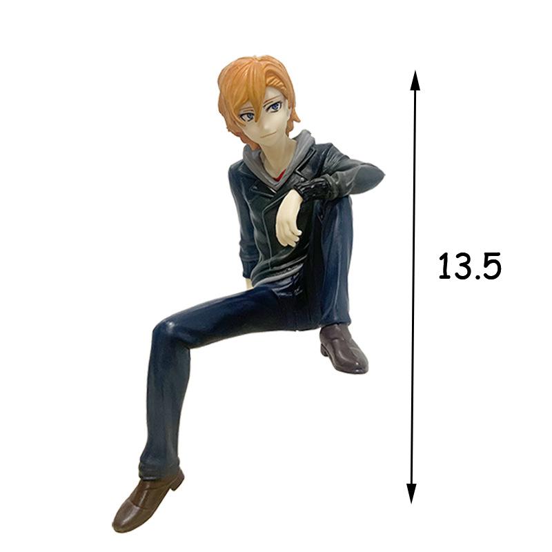 Bungo Stray Dogs Dazai Zhi Nakahara Chuya Sitting Posture Anime Figure PVC Action Figures Model Anime Carto On Model Toy Gifts