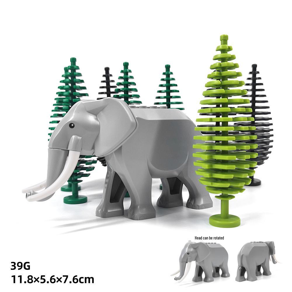 Animal Printed DIY Parts: Goat, Seagull, Penguin, Fish, Sheep - Compatible with MOC Building Block Toys