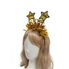 Glitters Tinsel Headbands Happy New Year 2026 Star Shape Practical Comfortable For Festival Event And Gatherings