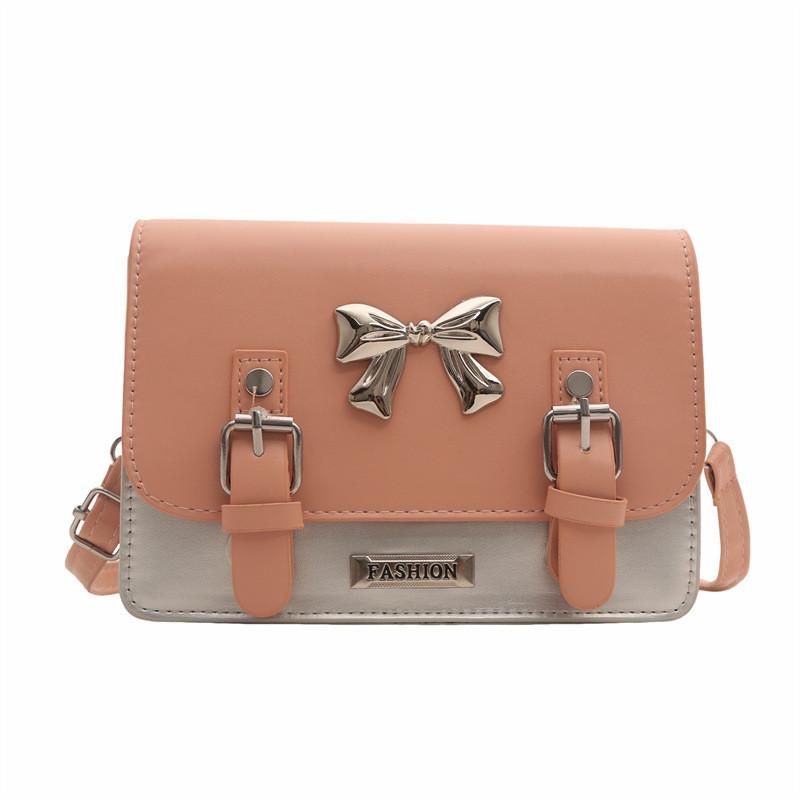 Cute Girl Bow Knot Casual Shoulder Bag Trendy Spring 2024 Fashion Messenger Bag