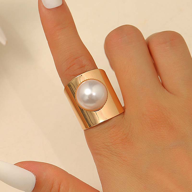 Punk Gothic Irregular Geometric Flower Rings for Men Women Hiphop Exaggerated Shiny Open Rings Fashion Party Jewelry Accessories
