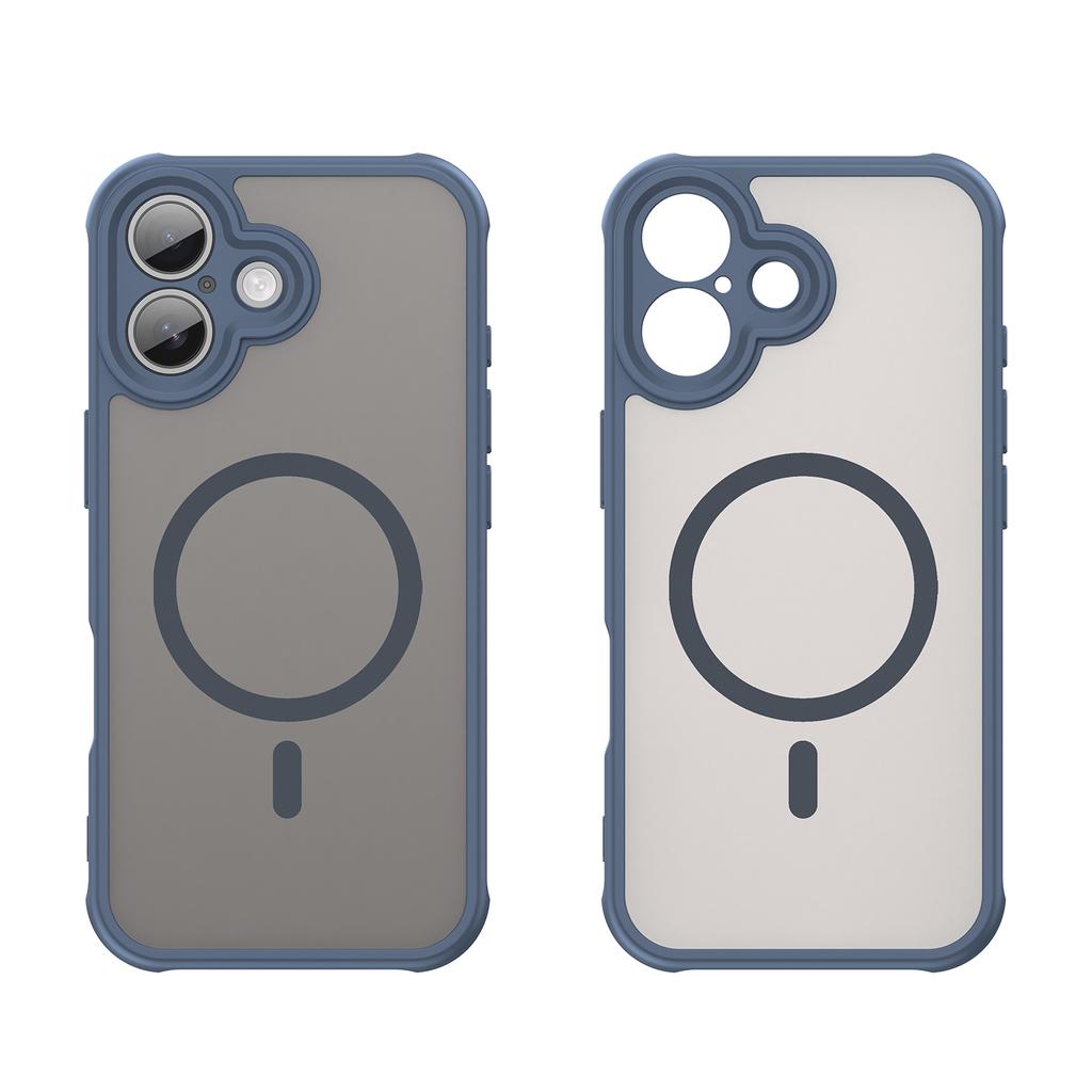 For iPhone 17 Case Compatible with MagSafe Anti Drop PC + TPU Phone Cover