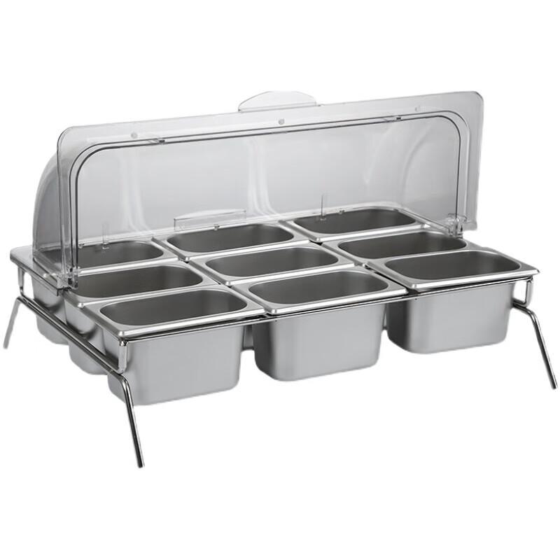 Stainless Steel Food Display and Fresh-keeping Set