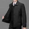 Frühling und Herbst Business Casual Reife Jacke Neue Jacke Herren mittleren Alters und ältere Revers Papa Kleidung