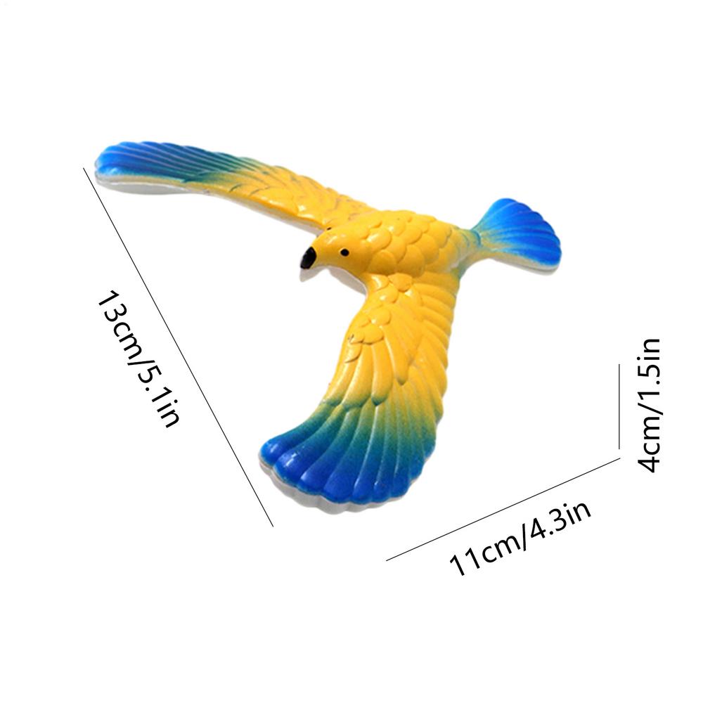 Случайный цвет Новинка Балансирующий Орел Птица Модель Балансирующая Вращающаяся Орел Для Детей Птица Пазл Игрушка Детский Подарок Домашняя Игрушка