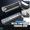 Car Phone Number Plate Stop Temporary Parking Card Aluminum Stickers Rotate For Skoda Rapid Octavia Derivative Enyaq-iV VisionS