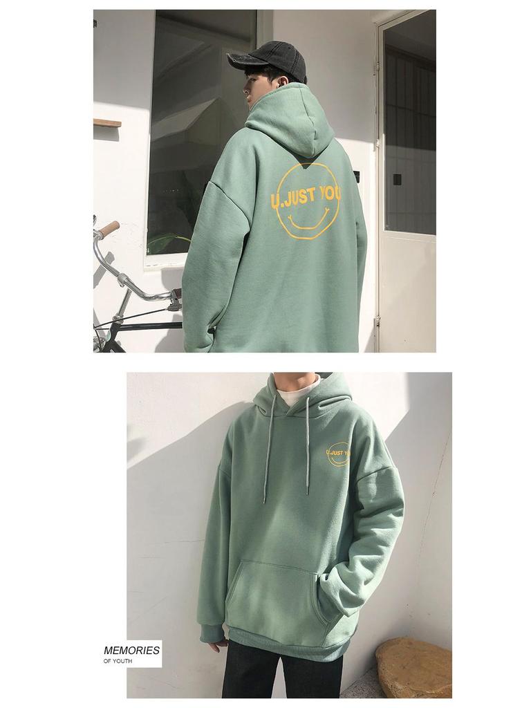 2022 Pánska trendy zamatová mikina s kapucňou v hongkonskom štýle - Jeseň/Zima, Veľká veľkosť, Unisex