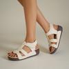 Summer New One Line Belt Versatile Platform Muffin Light Casual Fashion Women's Sandals
