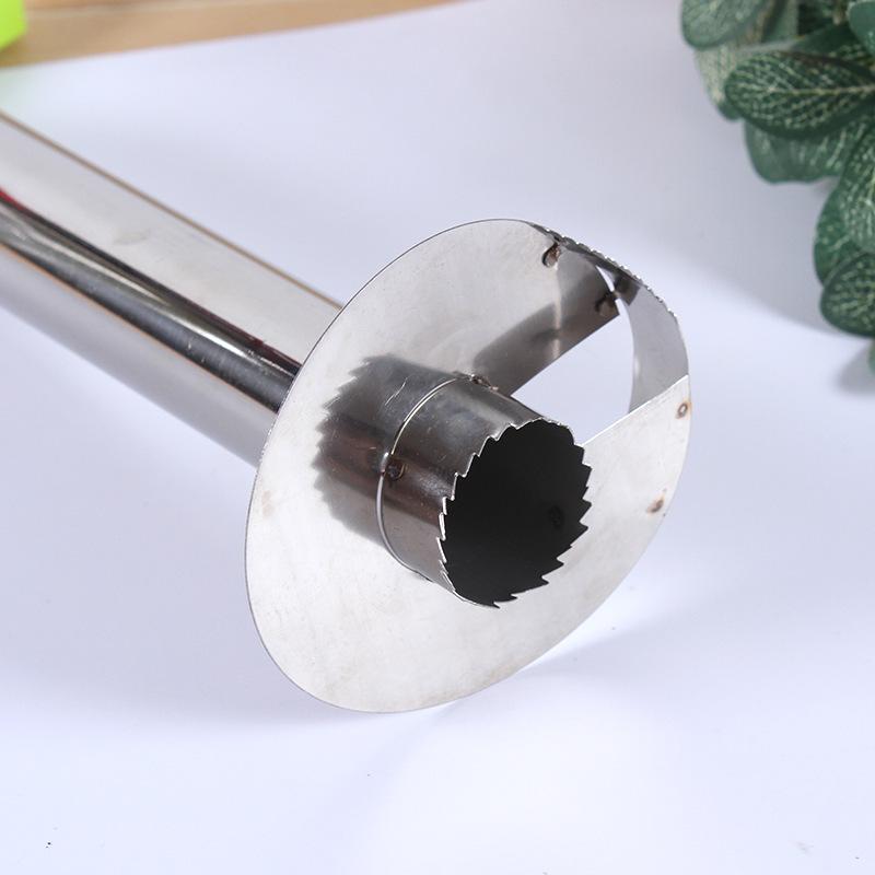 Stainless Steel Pineapple Corer Slicer Non Slip Handle Fast Cutting For Home Kitchen Fruit Salad Daily Use
