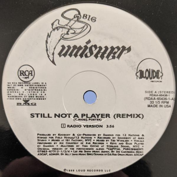 

12inch Record BIG PUNISHER Still Not A Player RDAB654361 Loud Records US Rap HipHopRB Used