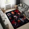 F1 McLaren Team Area Rug, Formula 1 Racing Drivers Collage Print Non Slip Floor Rug for Fan Bedroom Living Room Decor