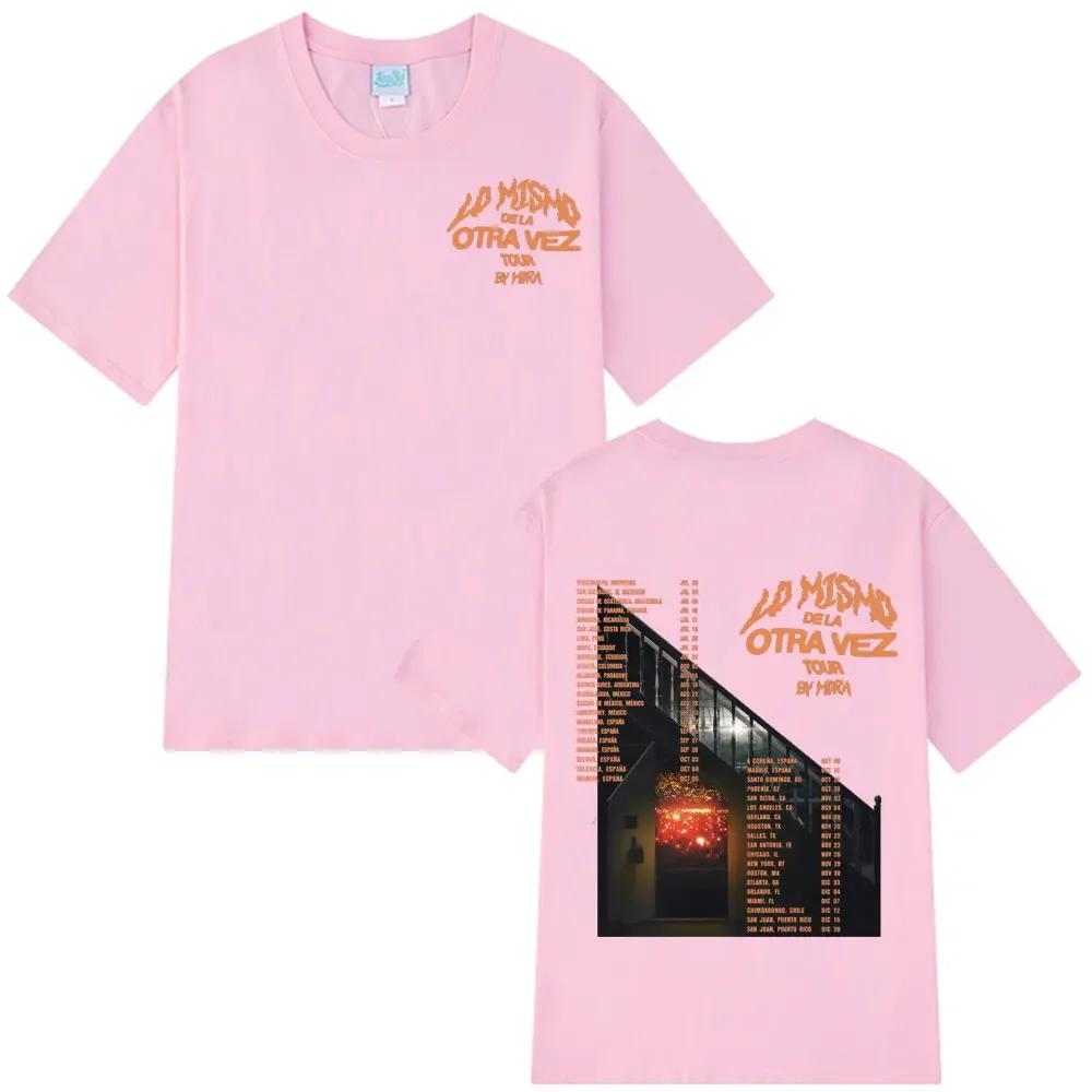 Mora Lo Mismo Dela Otra Vez Tour Merch Gothic T Shirt Unisex Wounisex Hip Hop Fashion Summer Oversized Harajuku Tshirt Streetwear Blac