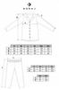 Women's Two-Piece Long Pajama Set, Button-Down, Viscose, Collar, MORAJ M PATT 1