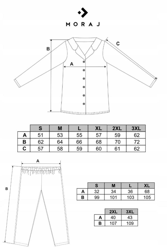 Women's Two-Piece Long Pajama Set, Button-Down, Viscose, Collar, MORAJ M PATT 1