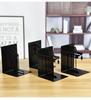 Chinese Style Ancient Architecture Metal Bookends: Decorative Desktop Ornaments and Book Support Clips