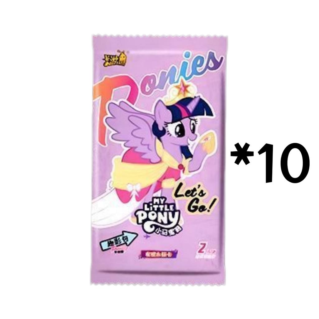 My Little Pony Complete Fun Shadow Set Box Applejack Fluttershy Rare Collection CR Prerelease Card Card