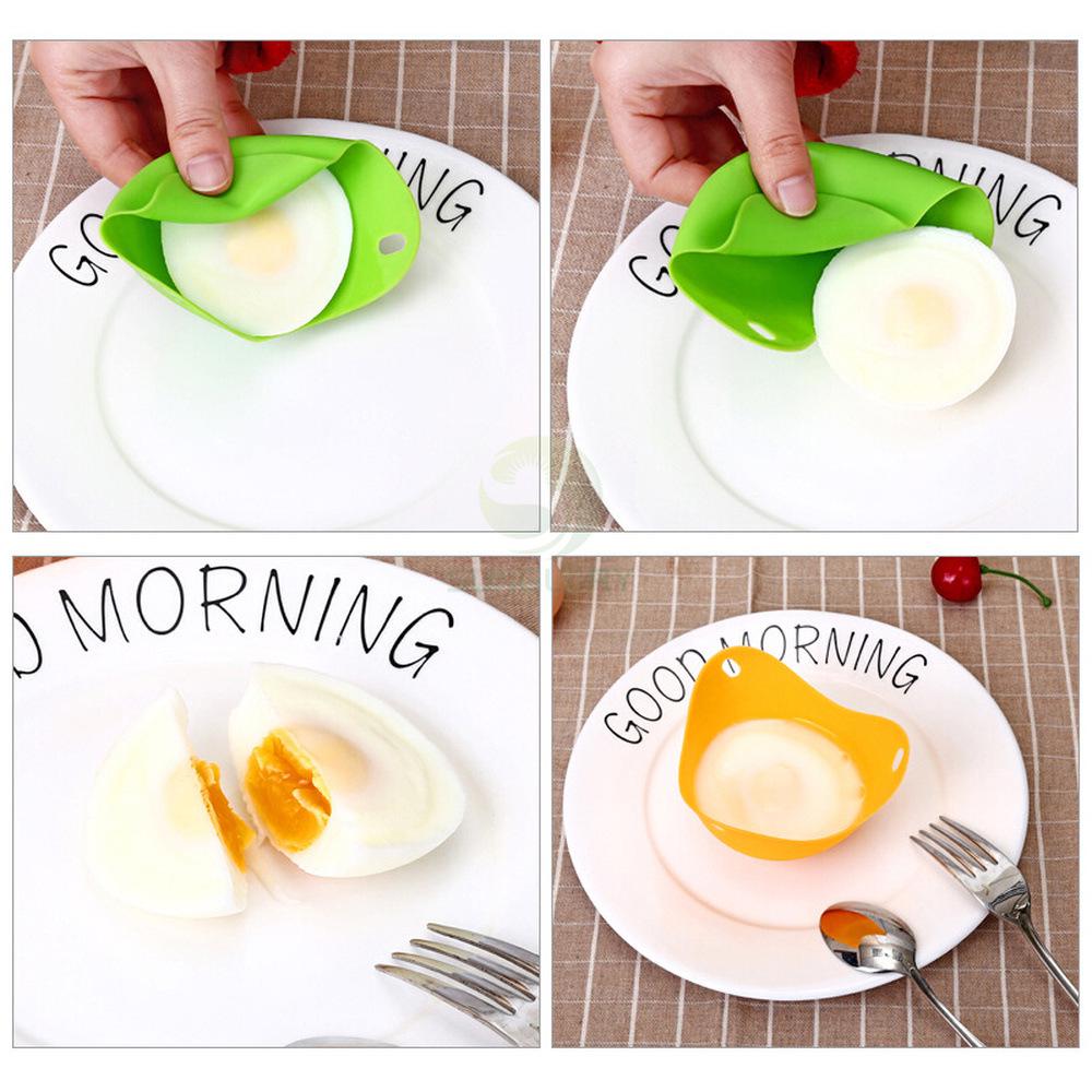 Strumento per cuocere e cuocere a vapore le uova in silicone