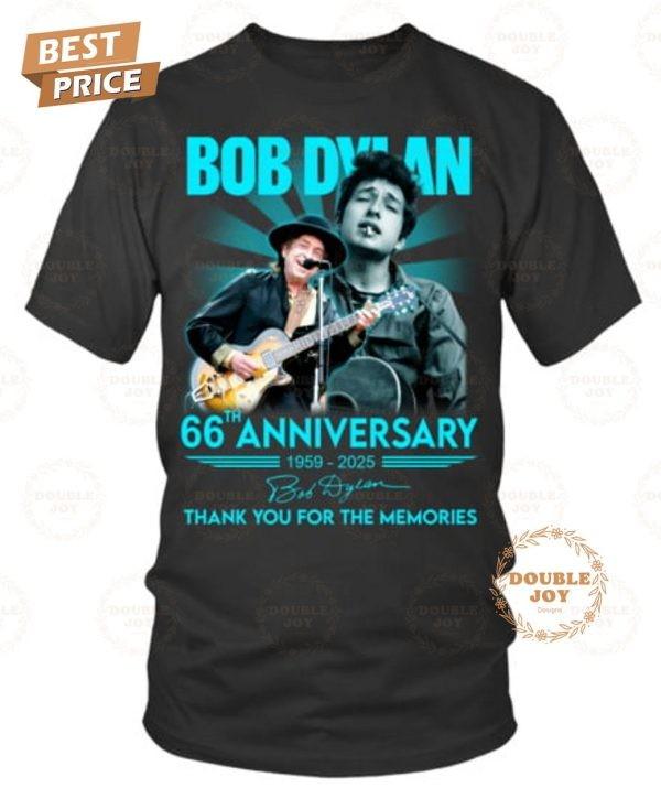 Bob Dylan 66th Anniversary 1959-2026 Thank You For The Memories T-Shirt XXL