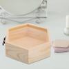 Wooden Box With Hinged Lid Unfinished Wood Keepsake Storage Box With Glass Lid Wooden Jewelry Box For Wedding Home Decorations