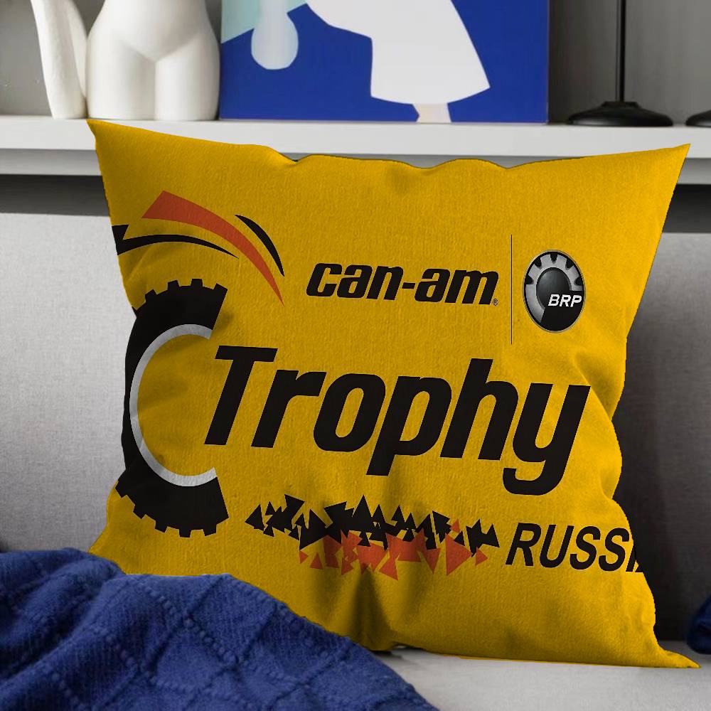 

C-Can-AM Maple Design Cushion Cover Happy Autumn Harvest Decor Holiday Decorati Pillow Cover 12x12Inch