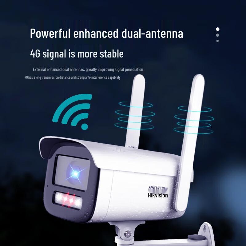 

Hikvision 4MP 4G Wireless Full Color Outdoor Security Camera