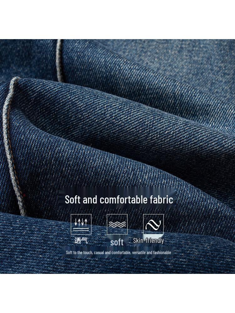 Wide-Leg High-Waisted Jeans for Women - 2025 Spring/Autumn Fashion, Slimming, Loose-Fit, Straight-Leg Pants.
