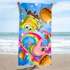 SquarePants Print Beach Towel, Large Soft Quick Dry Towel for Beach Camping Swimming
