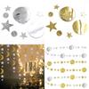 Bandeirola Lua Estrela Chamativa Adicione Um Toque de Glamour à Sua Decoração Festiva!