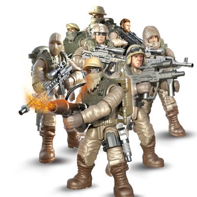 Xiangjun Vollgelenk Kann Drehen Sandadler Spezialkrieg Miniaturfigur Puzzle Baustein Spielzeug Junge Montage Kunststoff Baustein Spielzeug