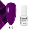 GELPOLISH Nail Art Set: Base, Top Coat, Transparent & White Gel Polishes