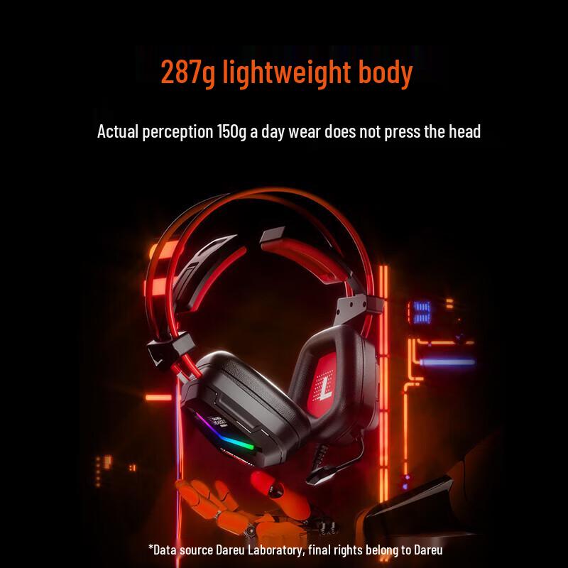 DAREU EH733 Wired Gaming Headset - Legendary Black