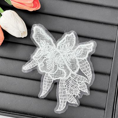 Computer Embroidery Mesh Sequin Lace Diy Accessories Dress Dance Suit Cloth Patch