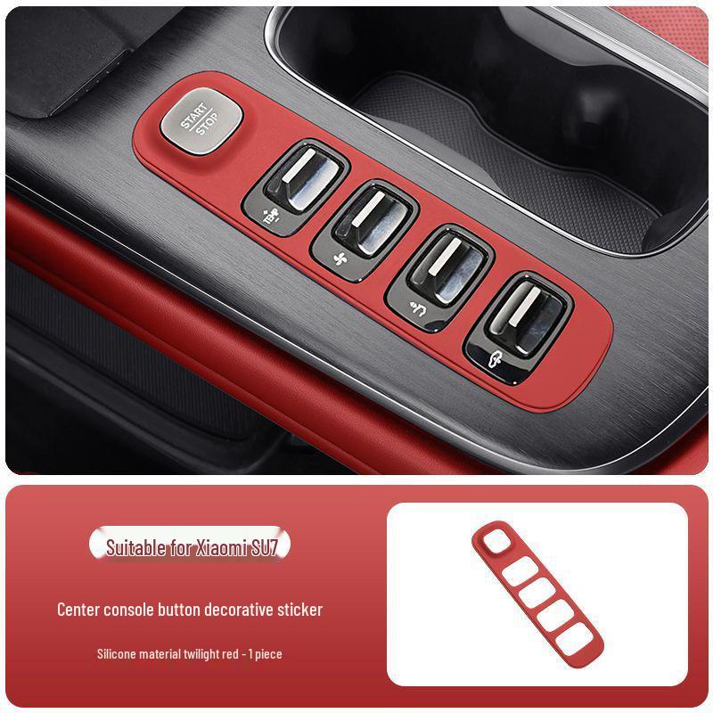 Silicone Non-slip Protective Sticker for Xiaomi SU7 Central Control Panel Interior Accessories