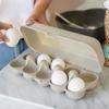 6/10 Grids Refrigerator Egg Organizer Plastic Egg Storage Container Egg Protector  Picnics