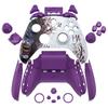 The eXtremeRate ASR Circle Ring Full Shell Button Kit Is Compatible with Xbox Core Controllers and Features a 3D Diamond Pattern Soft Rubber Grip and