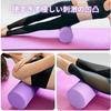 Foam Roller for Stretching [Painless Myofascial Release], Fascia Roller, Yoga, Reset, Pilates Pole (Black)