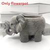 Harz Elefant Blumentopf Mit Süßem Design Für Heimdekoration Und Zimmerpflanzen