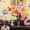 Colorful Thickened Spiral Twist Balloons for Baby's First Birthday Decoration